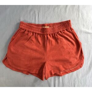 Gianni Bini Faux Suede Rust Shorts Women's Small